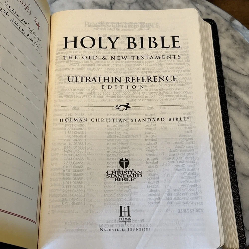 VTG 1986 Ultrathin Classic Edition Reference Bible-NIV - Holman Bible Publishers